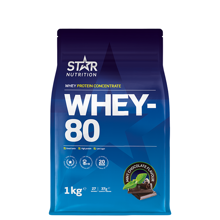 Whey-80 Myseprotein 1 kg