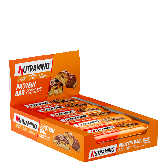 12 x Nutramino Chunky Peanut Proteinbar, 55 g