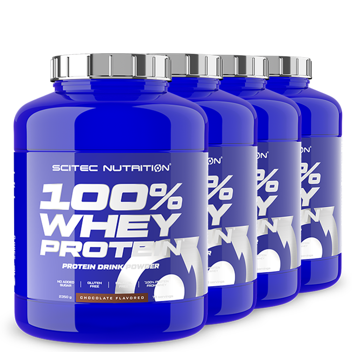 4 x 100% Whey Protein, 2350 g, BIG BUY