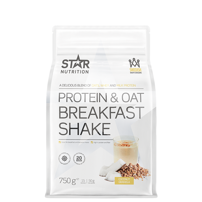 Protein & Havre M&aring;ltidserstatning Shake 750 g coconut_granola