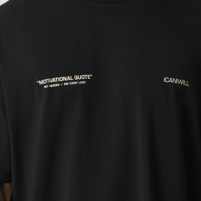 Everyday Oversized T‑shirt Print Svart