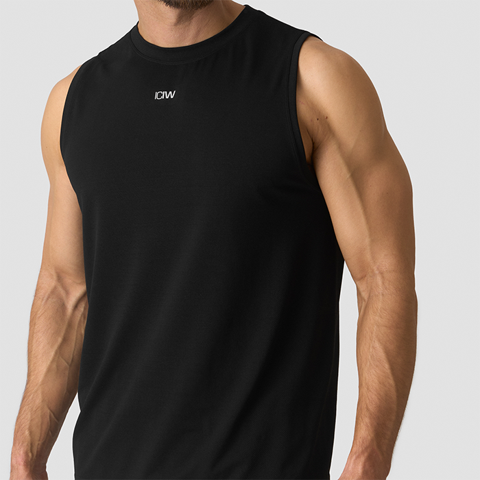 Stride Ermeløs T-skjorte Svart