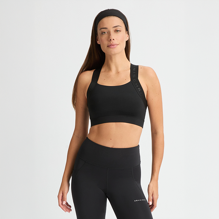 Kay Sports Bra, Black/Black