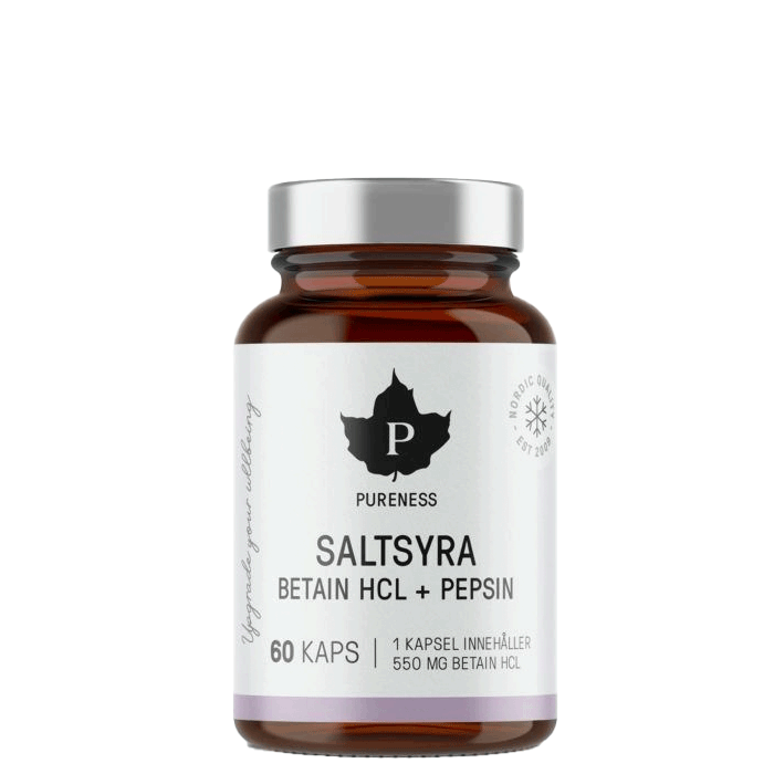Beteine HCL Saltsyra 60 kapsler