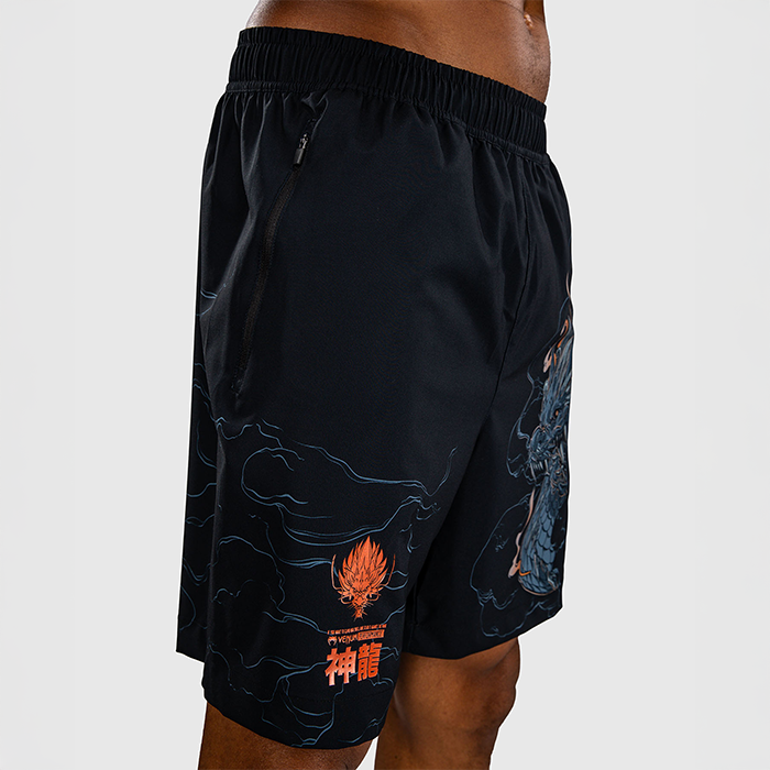 Venum Thunder Dragon Treningsshorts Svart Gr&aring; Kobber