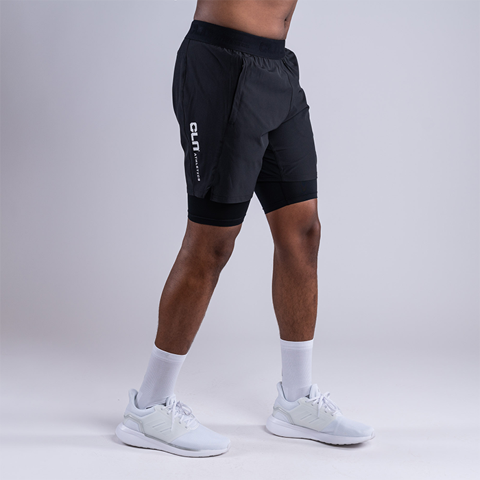 CLN Rep 2 in 1 Shorts, Black