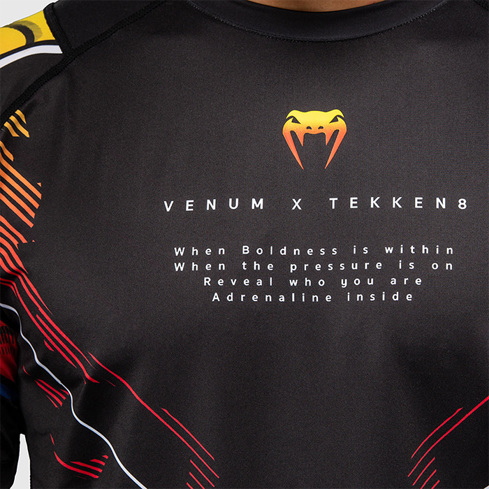 Venum x TEKKEN 8 Dry-Tech T-skjorte Yoshimitsu Svart Oransje