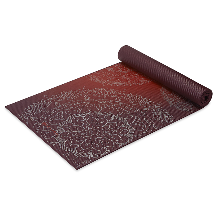 Yogamatte 6 mm R&oslash;d