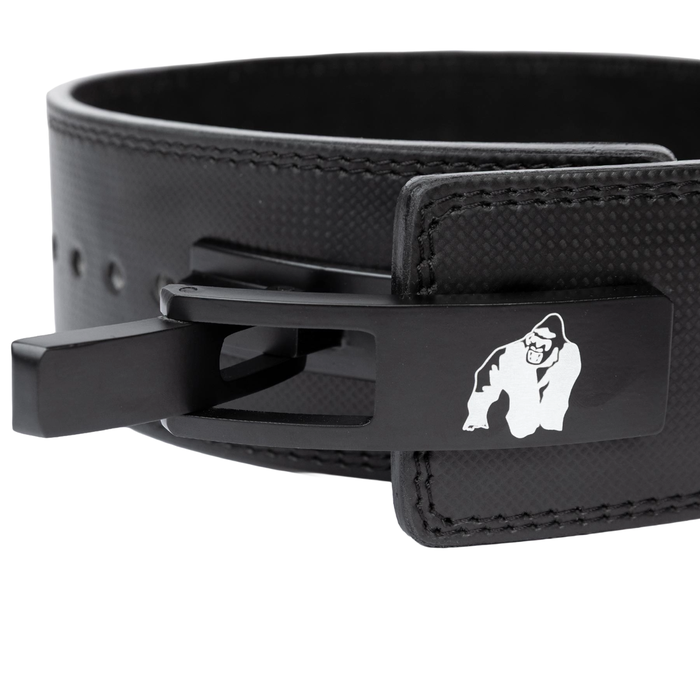 Carbon Leather L&oslash;ftebelte Sort 10 cm