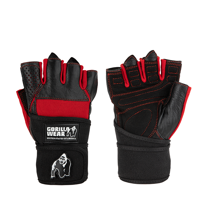 Bilde av Dallas Wrist Wraps Gloves, Black/red