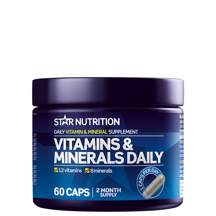 Vitamins & Minerals Daily 60 kapsler