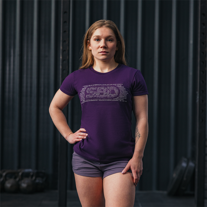 Aspire Brand T-skjorte Dame Lilla
