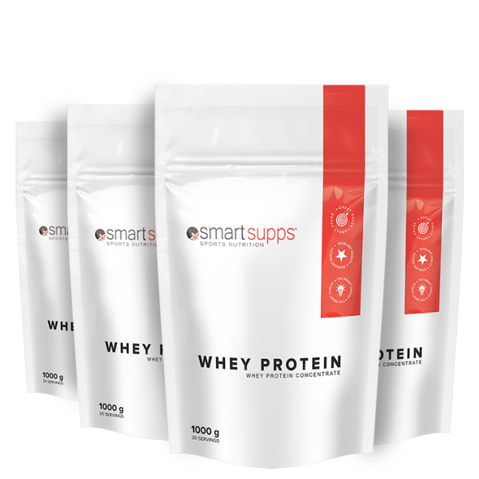 Bilde av Smartsupps Whey Protein Mix&match, 4x1 Kg