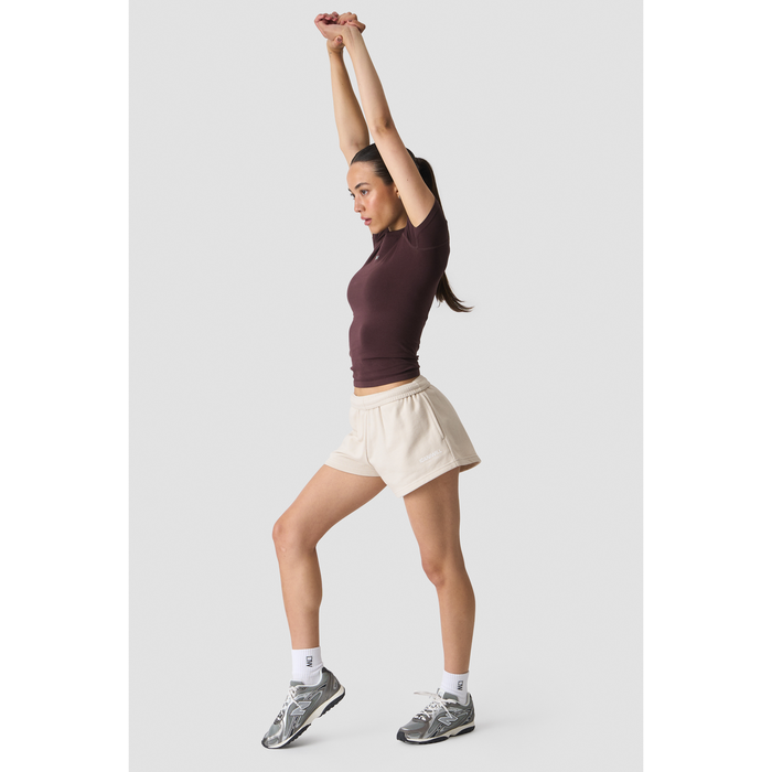Smooth Seamless T-skjorte Brun