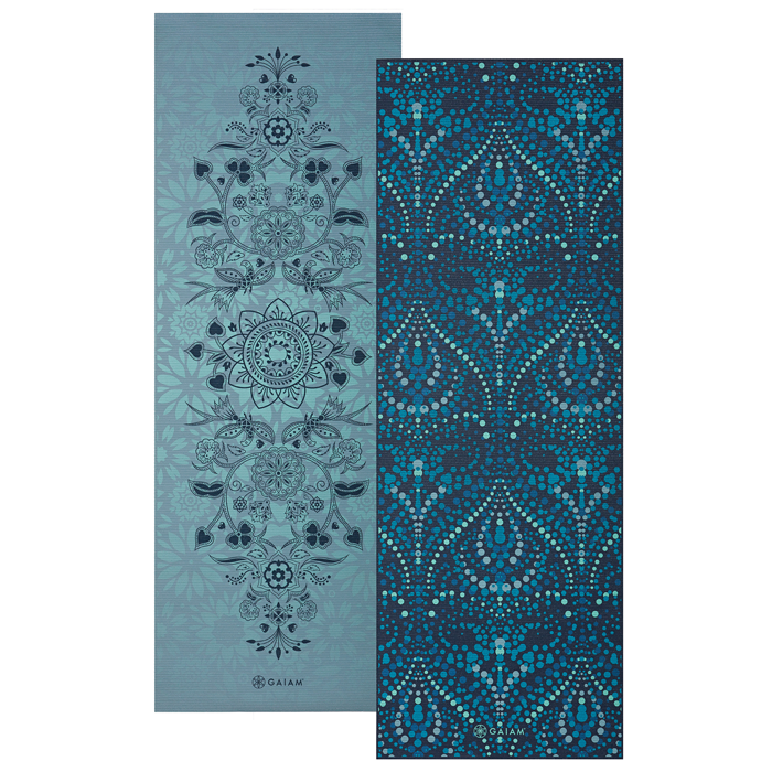Yogamatte 6 mm Blå