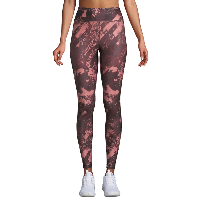 Printed Sport Tights, Boost Red