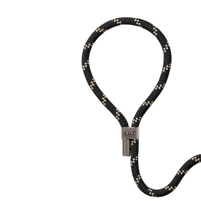 Flettet Yoga Carry Strap Svart/Beige