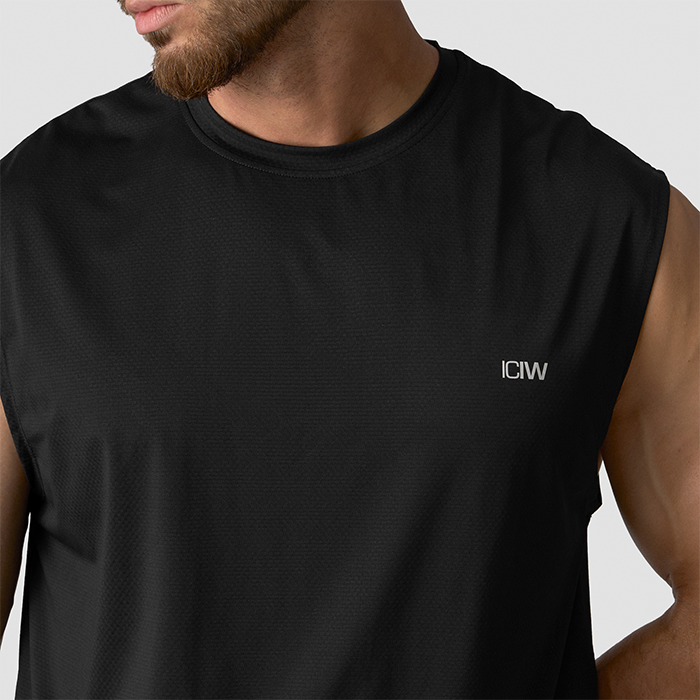 Stride Sleeveless T-skjorte Svart