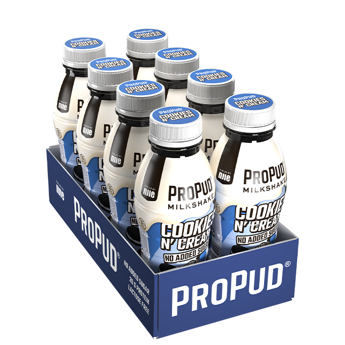 Bilde av 8 X Propud Protein Milkshake, 330 Ml, Cookies And Cream