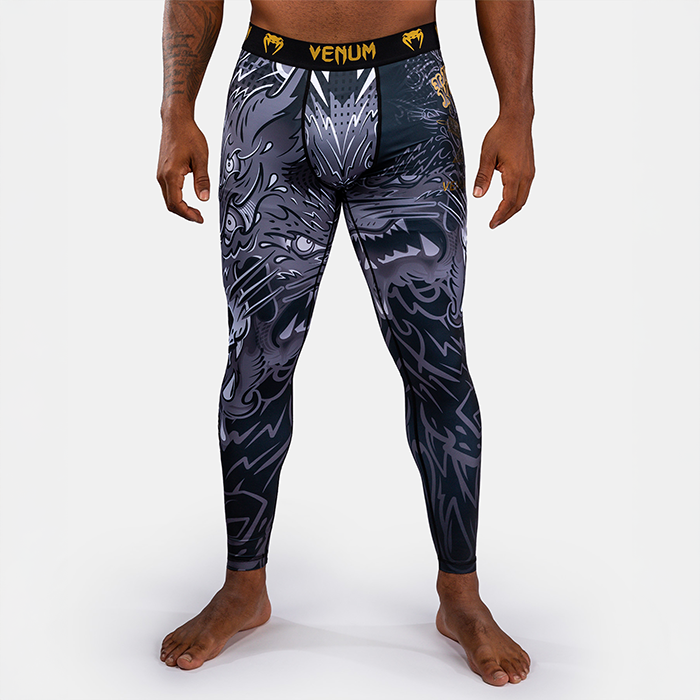 Venum Wolf Atak Kompresjonstights Svart Grå