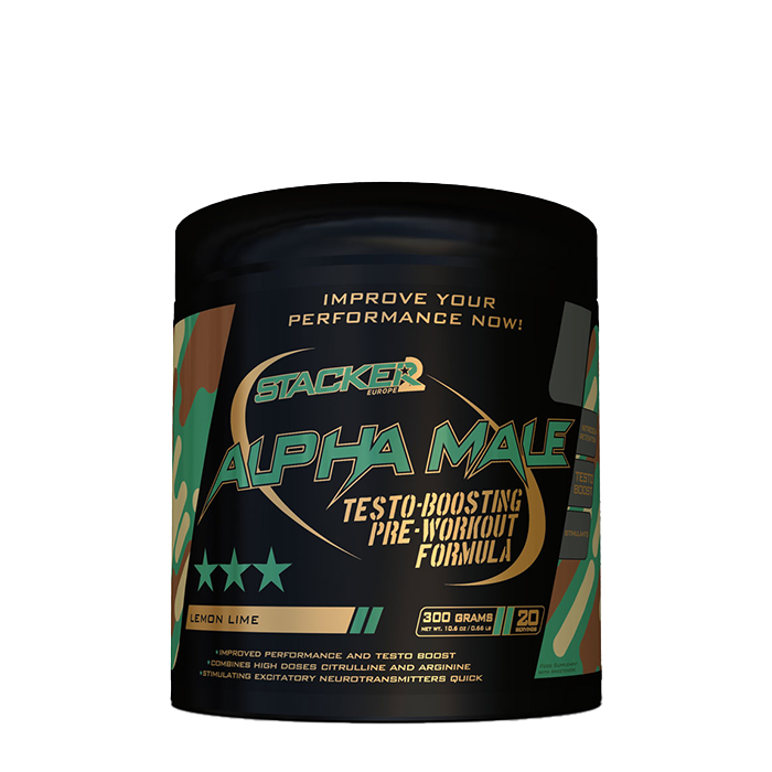 Alpha Male, 300 g, Testo Boosting Pre-Workout lemon_lime