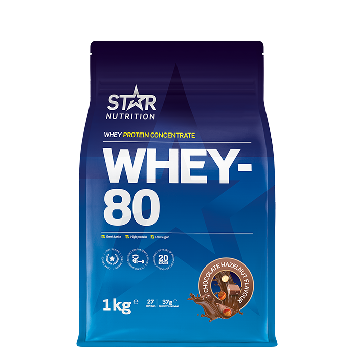 Whey-80 Myseprotein 1 kg
