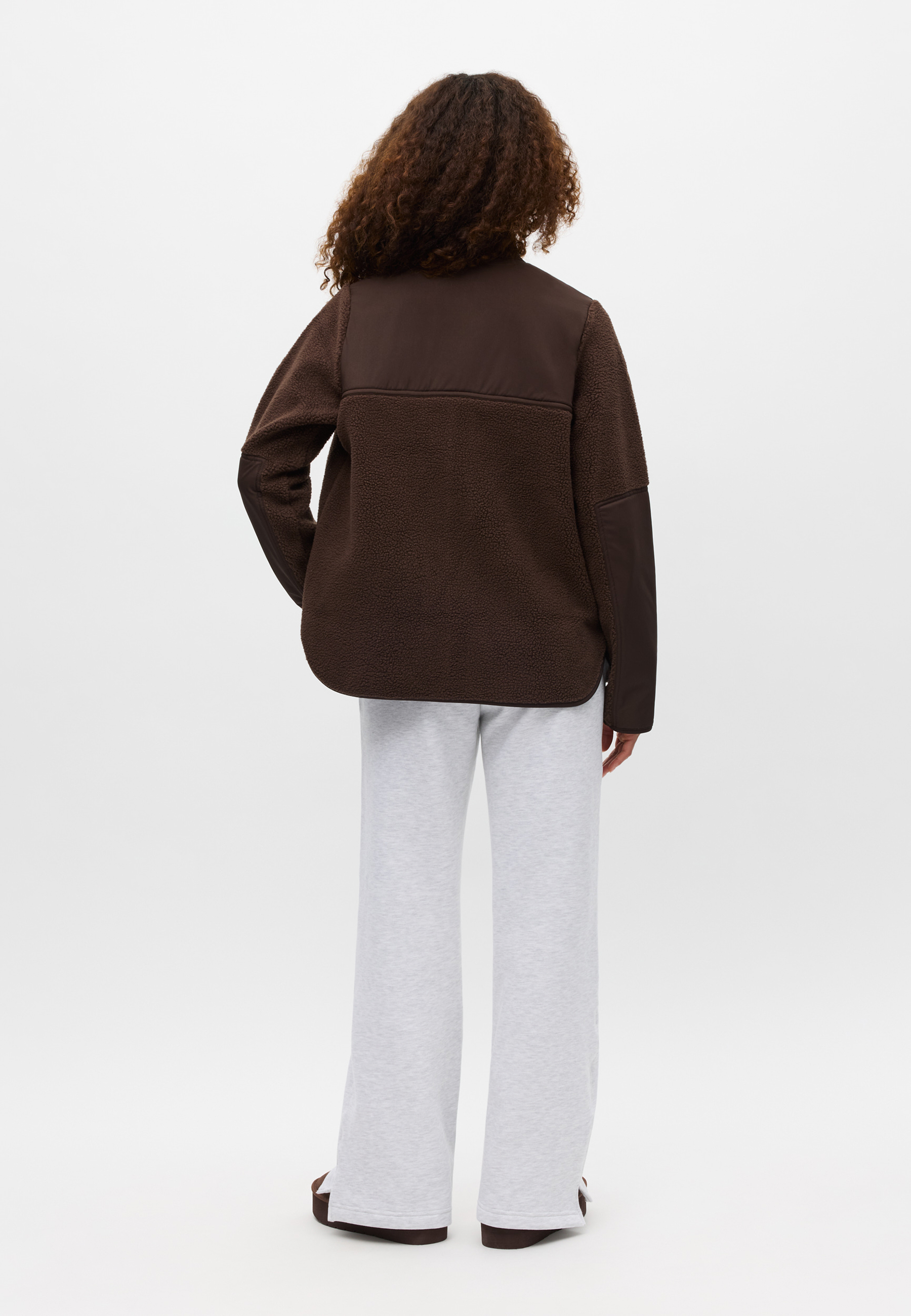 Phoebe Pile Jacket Brun