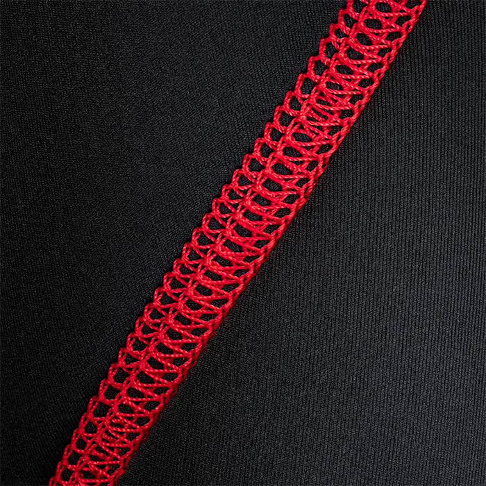 SBD Knee Sleeves, 7mm, Black/Red