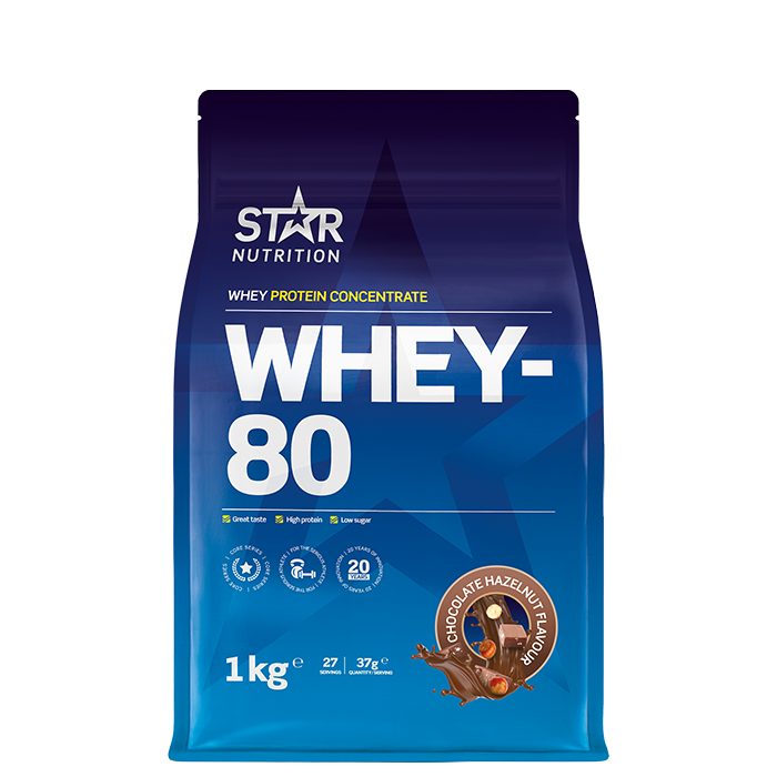 Whey-80 Myseprotein 1 kg