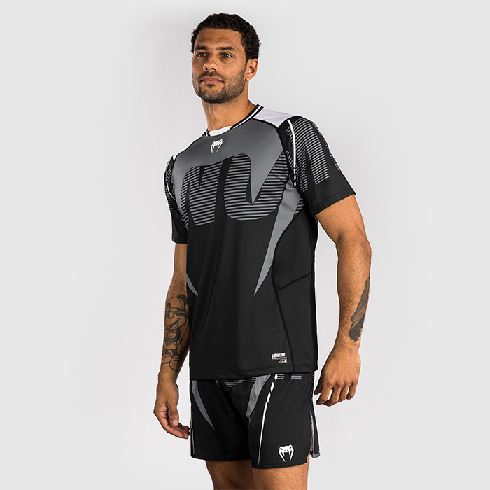 Venum Adrenaline Dry Tech T-skjorte Svart Gr&aring;