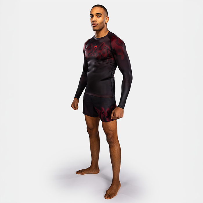Venum Spectre Langermet Rashguard Svart R&oslash;d