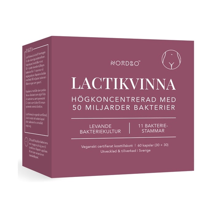 LactiKvinna 50 miljarder 60 kapsler