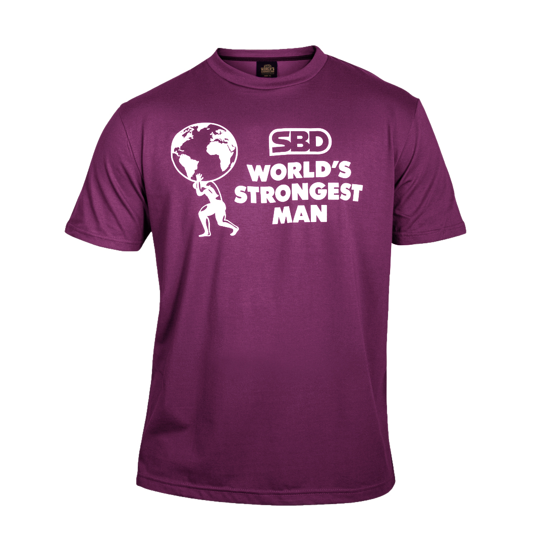 World Strongest Man T-Shirt - Women's, Purple