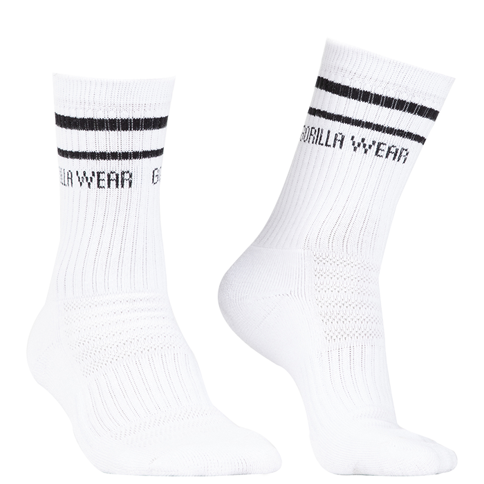 Bilde av Gorilla Wear Crew Socks, White