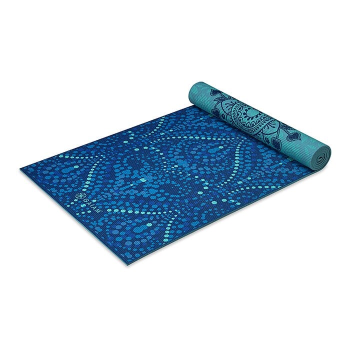 Yogamatte 6 mm Bl&aring;