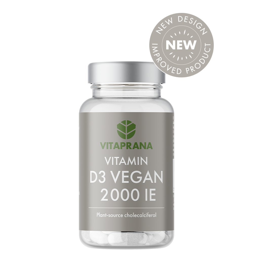 Vitamin D3 Vegan 2000 IE, 110 kapsler