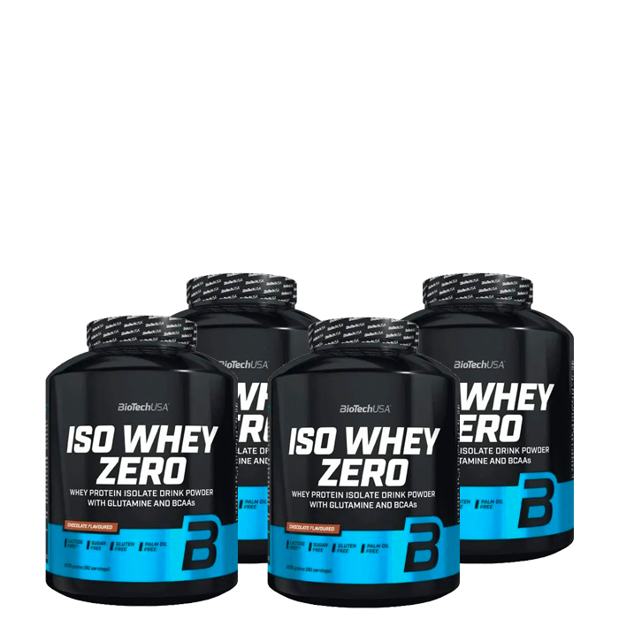 BIGBUY 4 x Iso Whey Zero Proteinpulver 2270 g