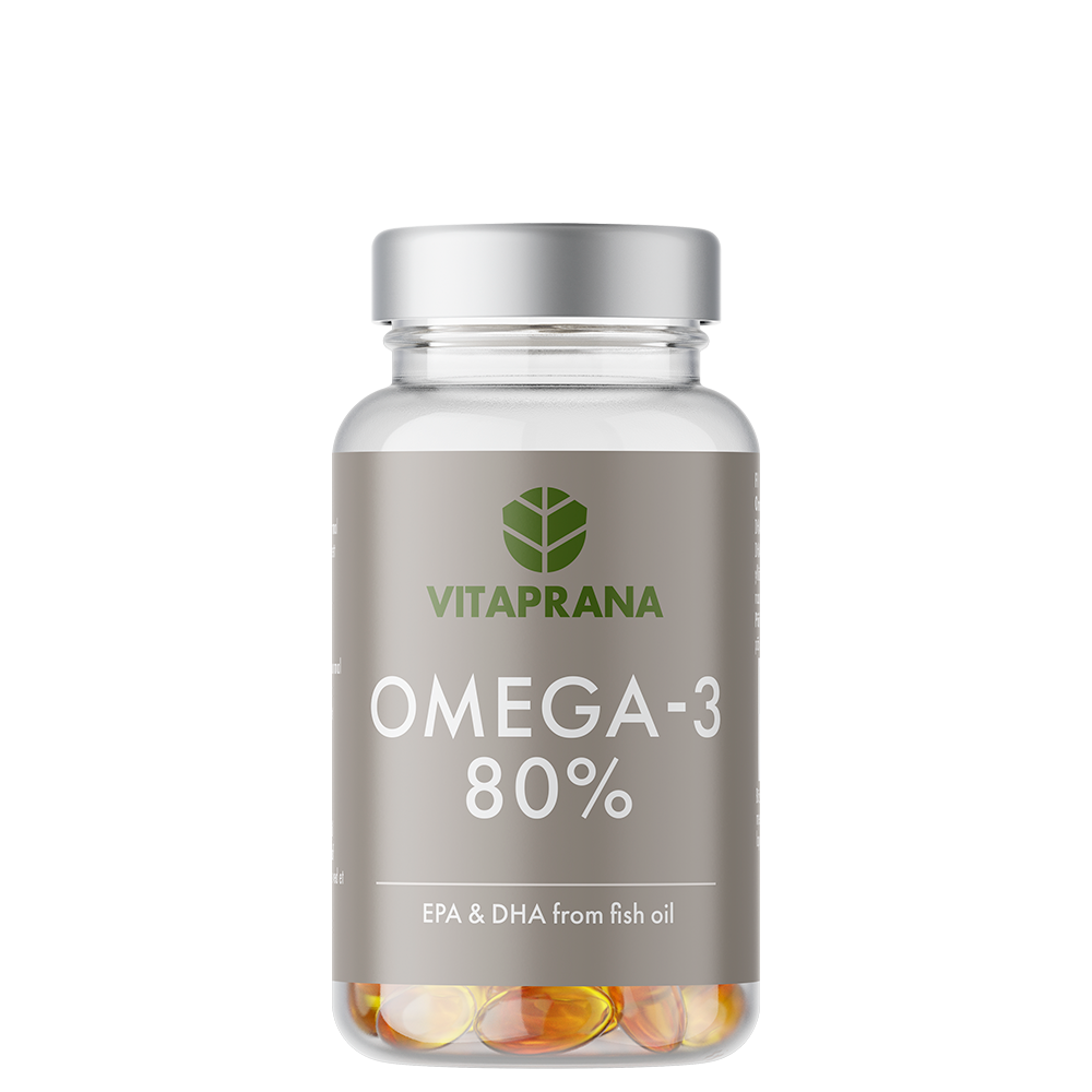 Omega-3 80% 100 kapsler