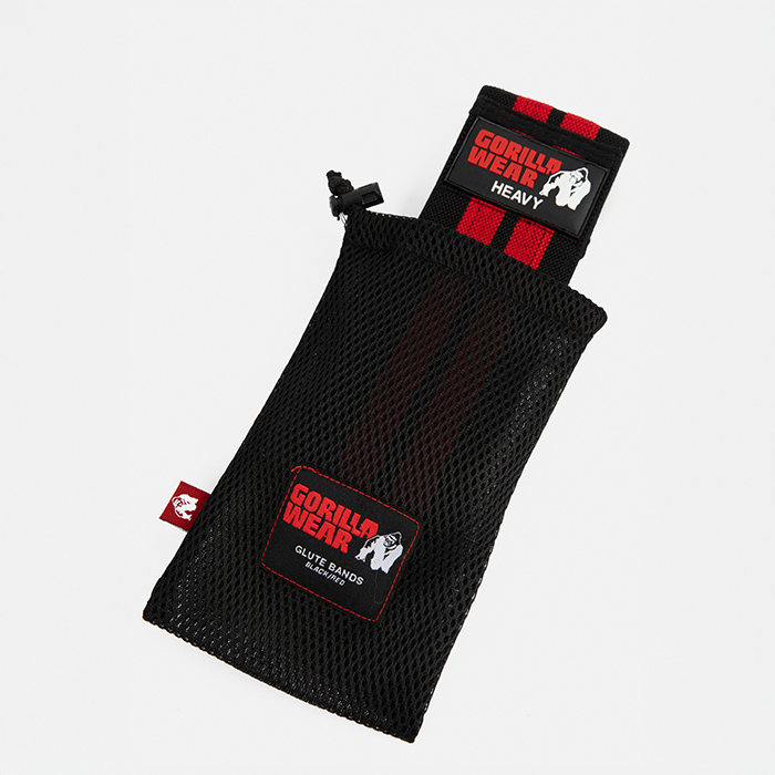 Glute band 3-pack Svart R&oslash;d Gr&aring;