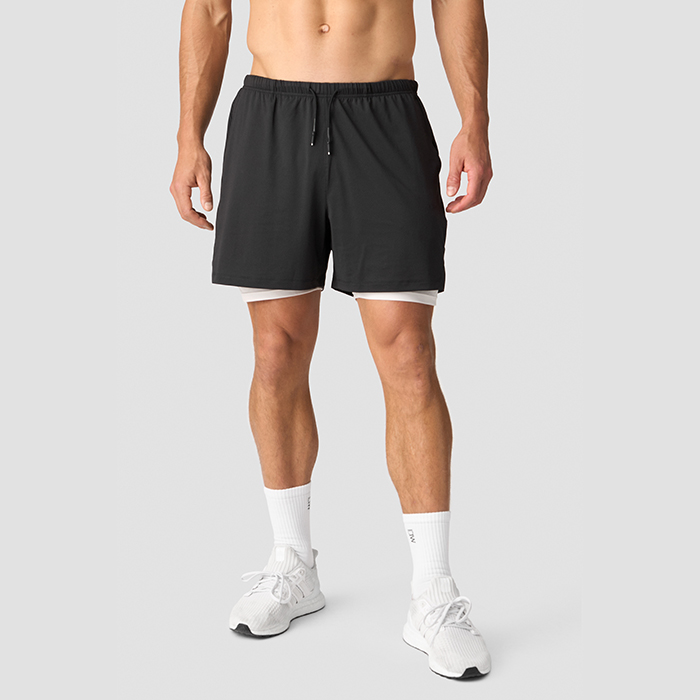 Stride 2-in-1 Shorts, Graphite