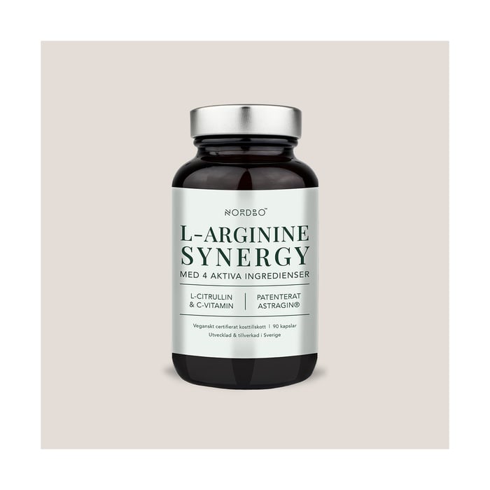 L-Arginine Synergy 90 kapsler