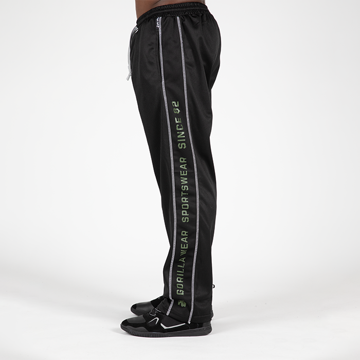 Functional Mesh Pants, Black/Green