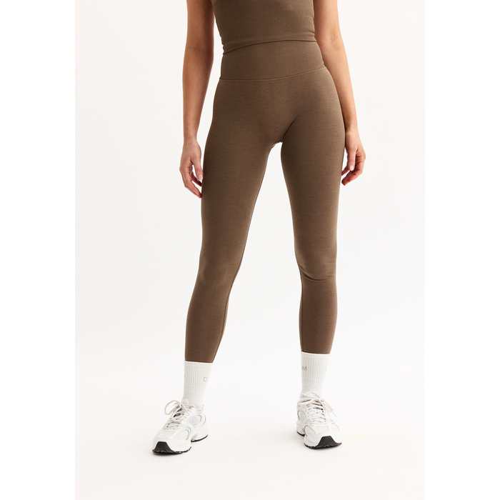 Seamless Delight Invisible Scrunch Trenings tights, Hazel Melange