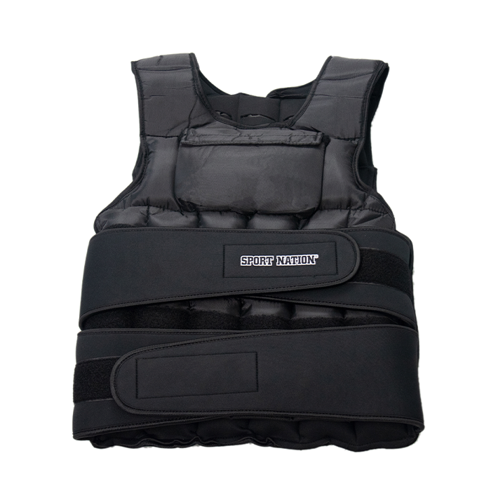 Bilde av Sport Nation Adjustable Weight Vest With Front Pocket 10 Kilo, Black