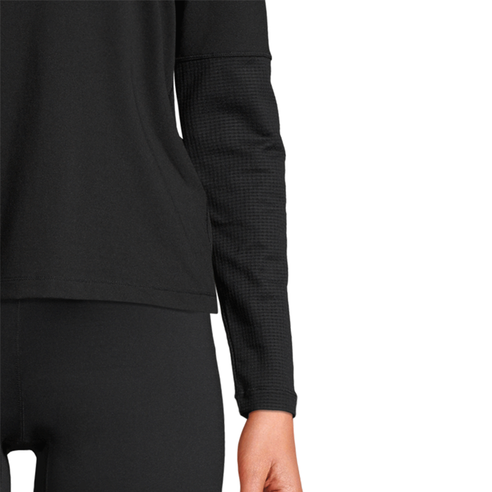 Essential Long Sleeve with Mesh Insert, Black, 34 