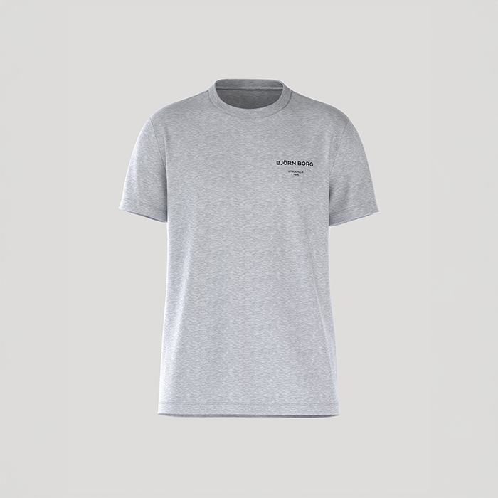 Essential T‑skjorte Lysegr&aring;