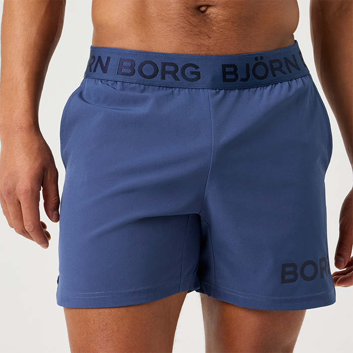Borg Short Shorts Bl&aring;