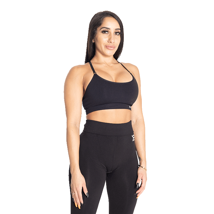 Astoria Seamless Short Bra, Black
