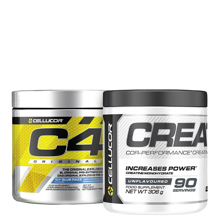 Bilde av C4, 30 Servings + Cor-performance Creatine, 306 G