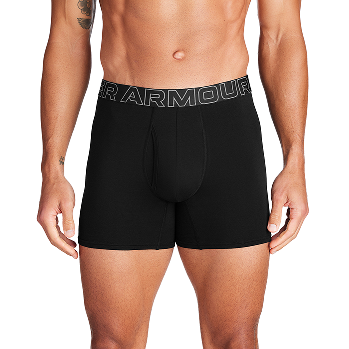 Performance 6in Boxershorts 3-pakk Svart
